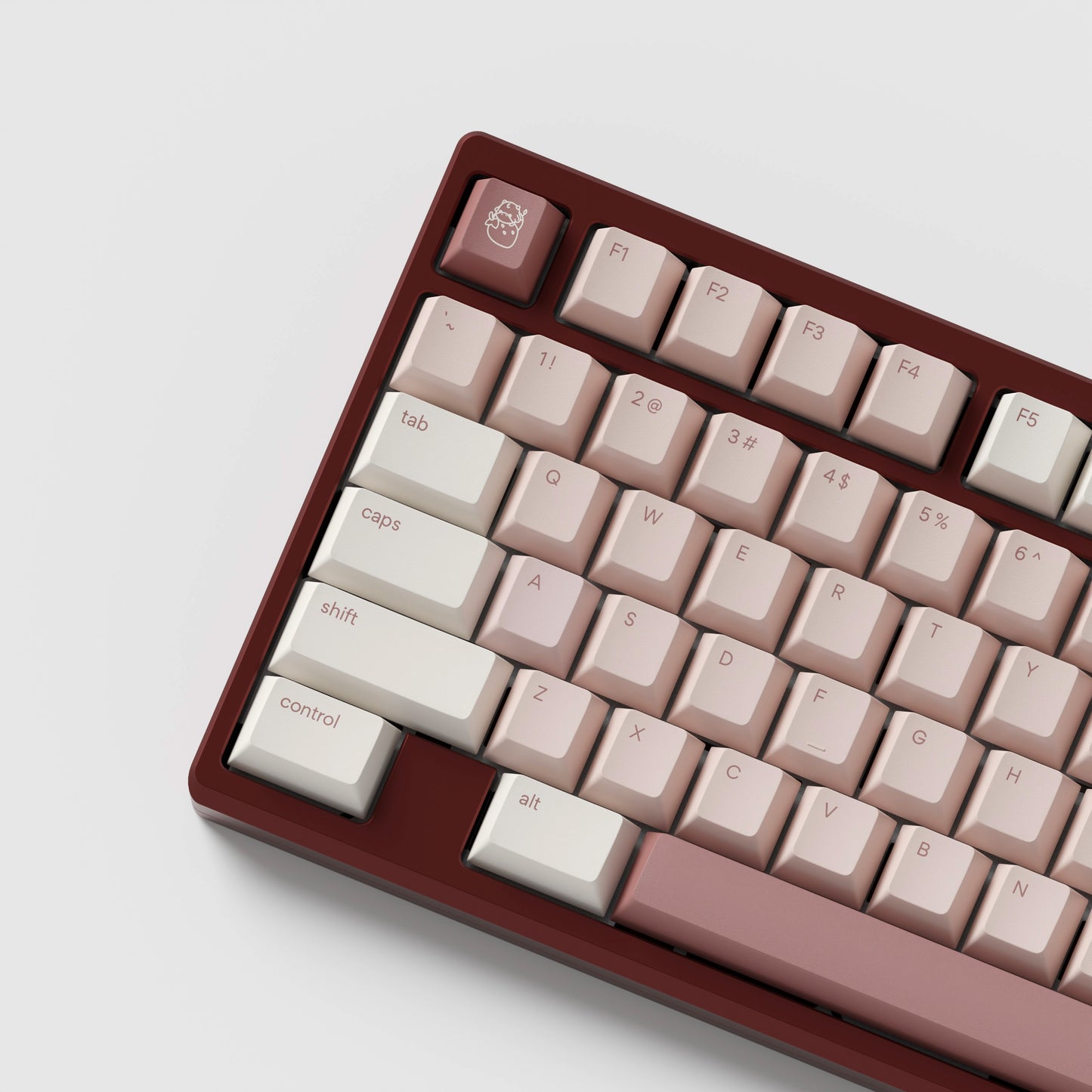 strawberry milk keycaps