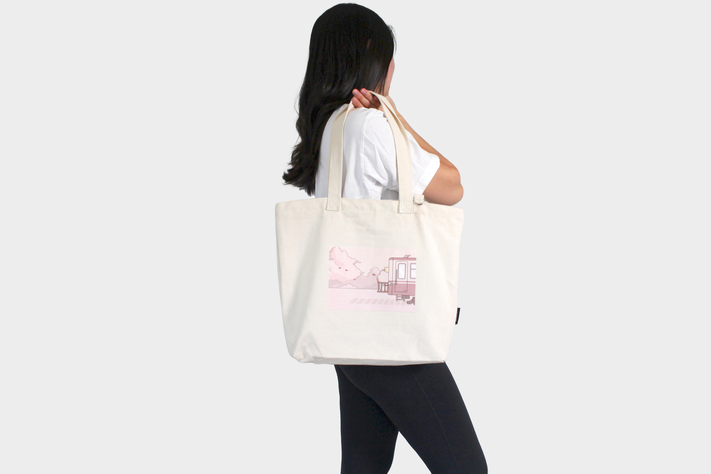 dusk canvas tote bag