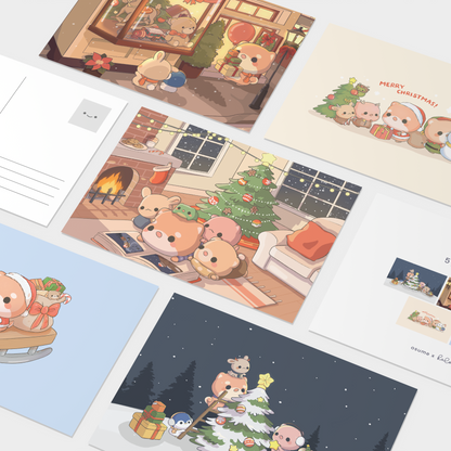 holidays postcard pack