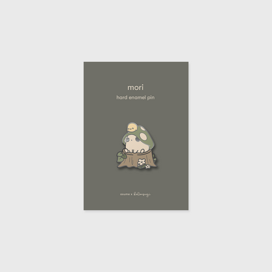 mori enamel pin