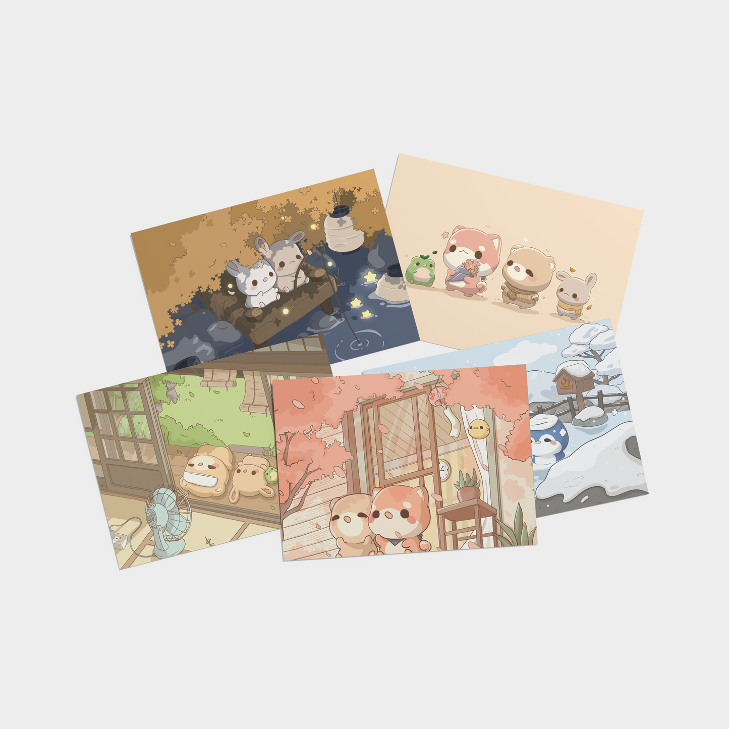 seasons postcard pack