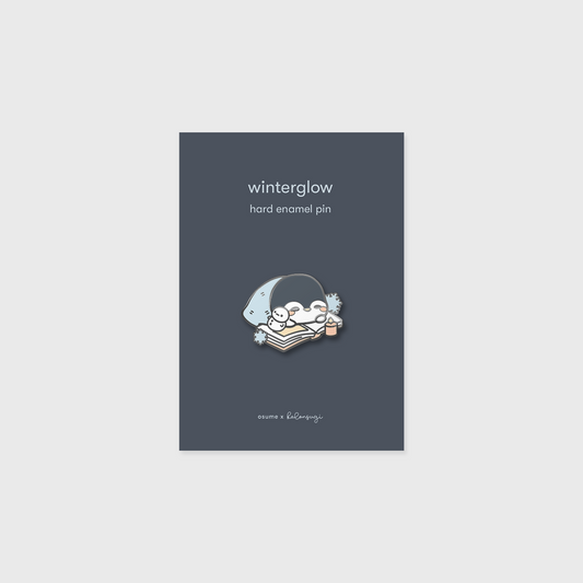 winterglow enamel pin